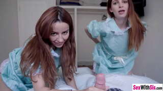 Babes Maya Kendrick sy mafana Vanna Bardot nizara lehilahy lehibe mafy dick alohan&#039;ny hardcore firaisana ara-nofo