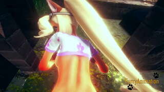 ���्रॅश मांजराएवढी मोठी घूस केसाळ हेन्टाई - कोको हार्ड सेक्स