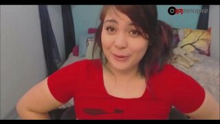 BBW Teen Camgirl Stöhnt an masturbiert